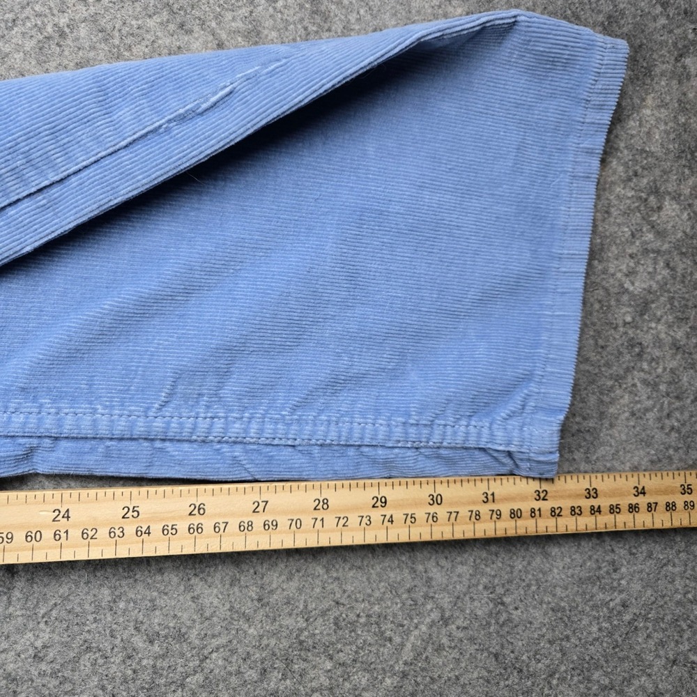 Vtg 80s Levis Corduroy Pants Womens 26x32 Blue High Waist Mom Pastel Chic Boho - Picture 10 of 13